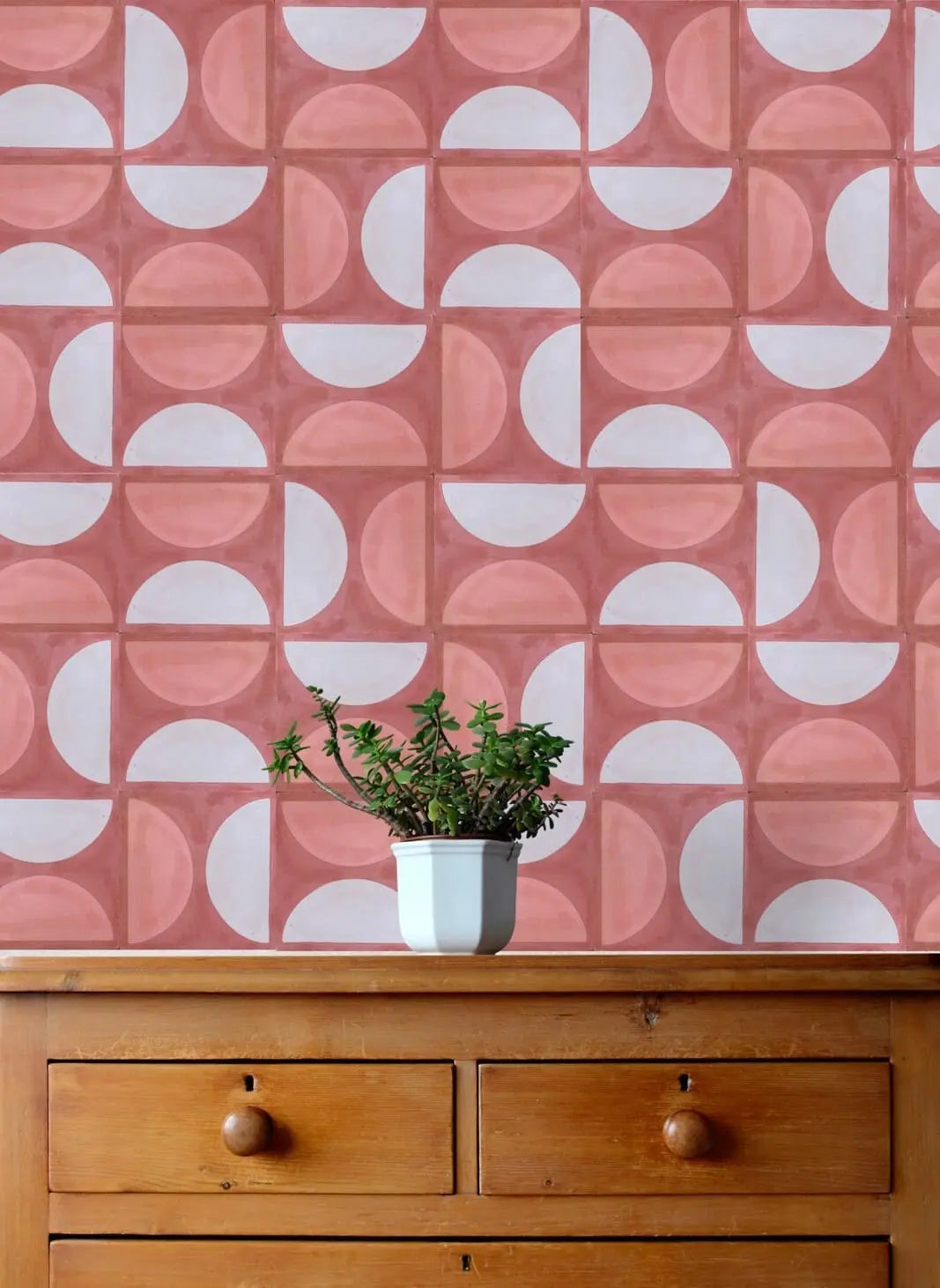 baldosa hidraulica estampado geometrico