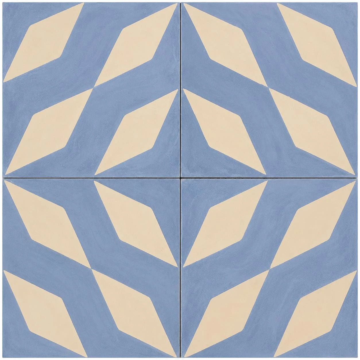Baldosa Hidráulica 28 - Mosaico Alcalá Azul | DLM Mosaico