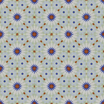 Baldosa Porcelánica 04 - Mosaico Estrella Cassatt | DLM Mosaico